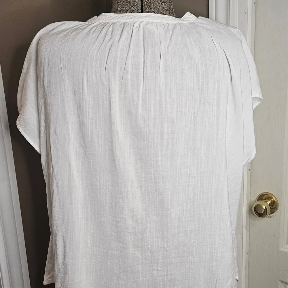 H&M Lightweight Short Sleeve Blouse szL - Picture 5 of 10